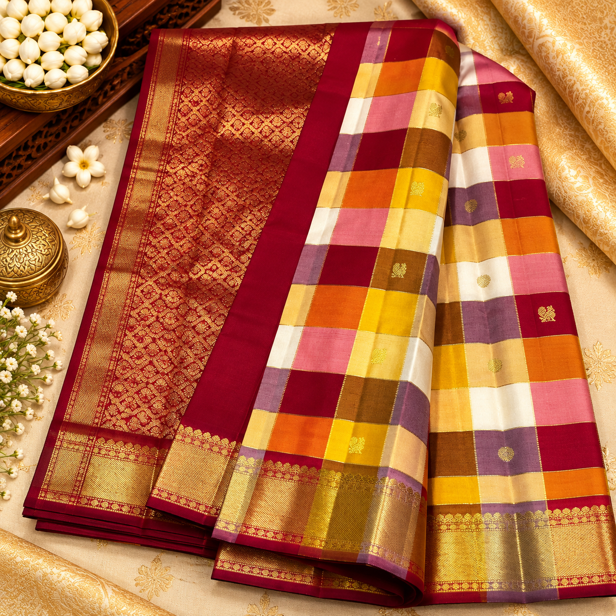 Handloom Silk Saree TSH-KC-01 - Image 2