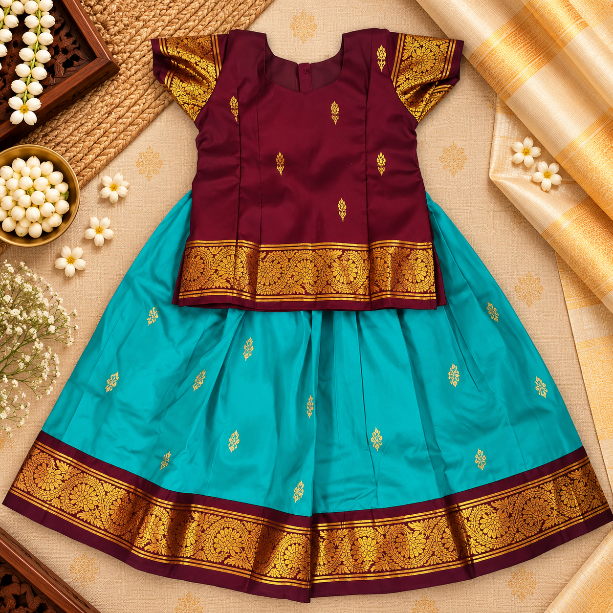 Pattu Pavadai Design 11