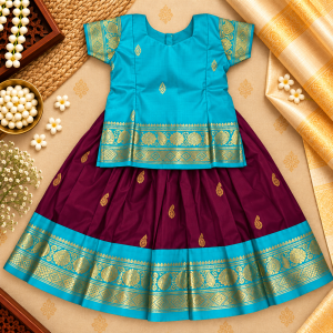 Pattu Pavadai Design 13