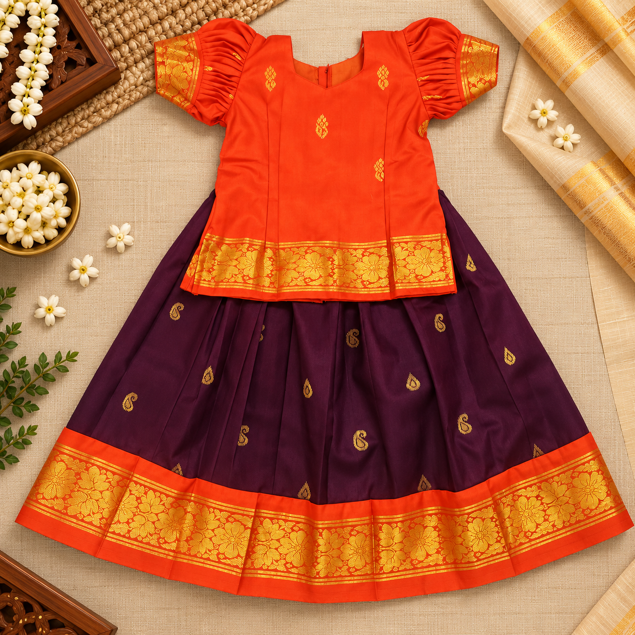 Pattu Pavadai Design 03