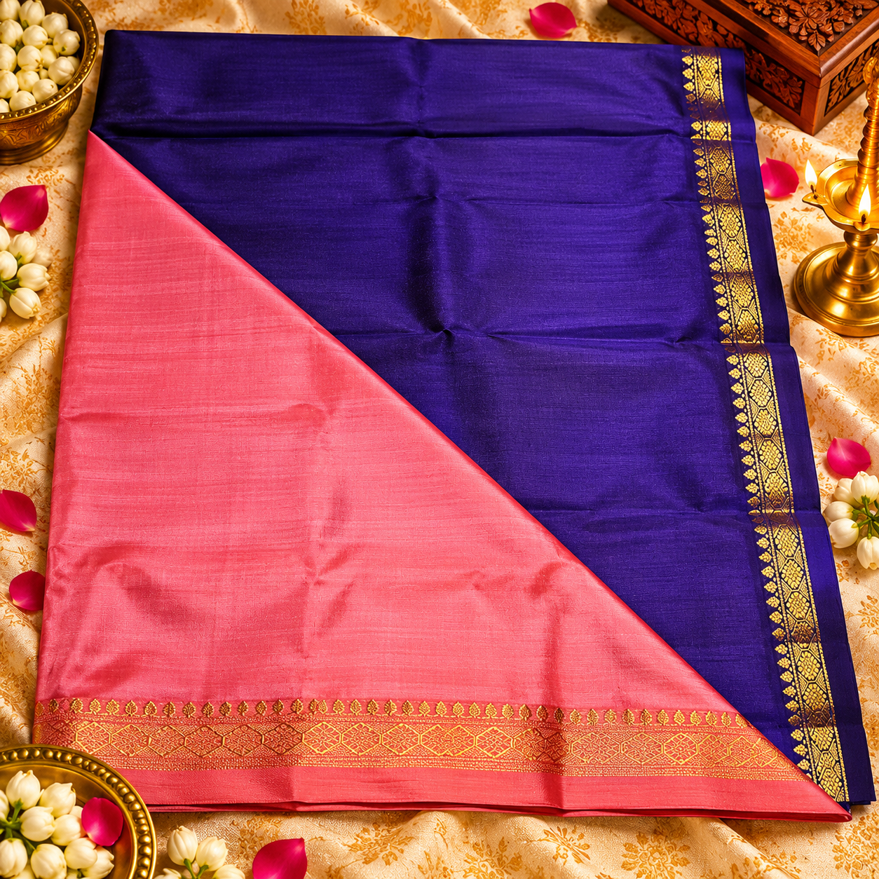 Handloom Silk Saree TSH-KC-12 - Image 3