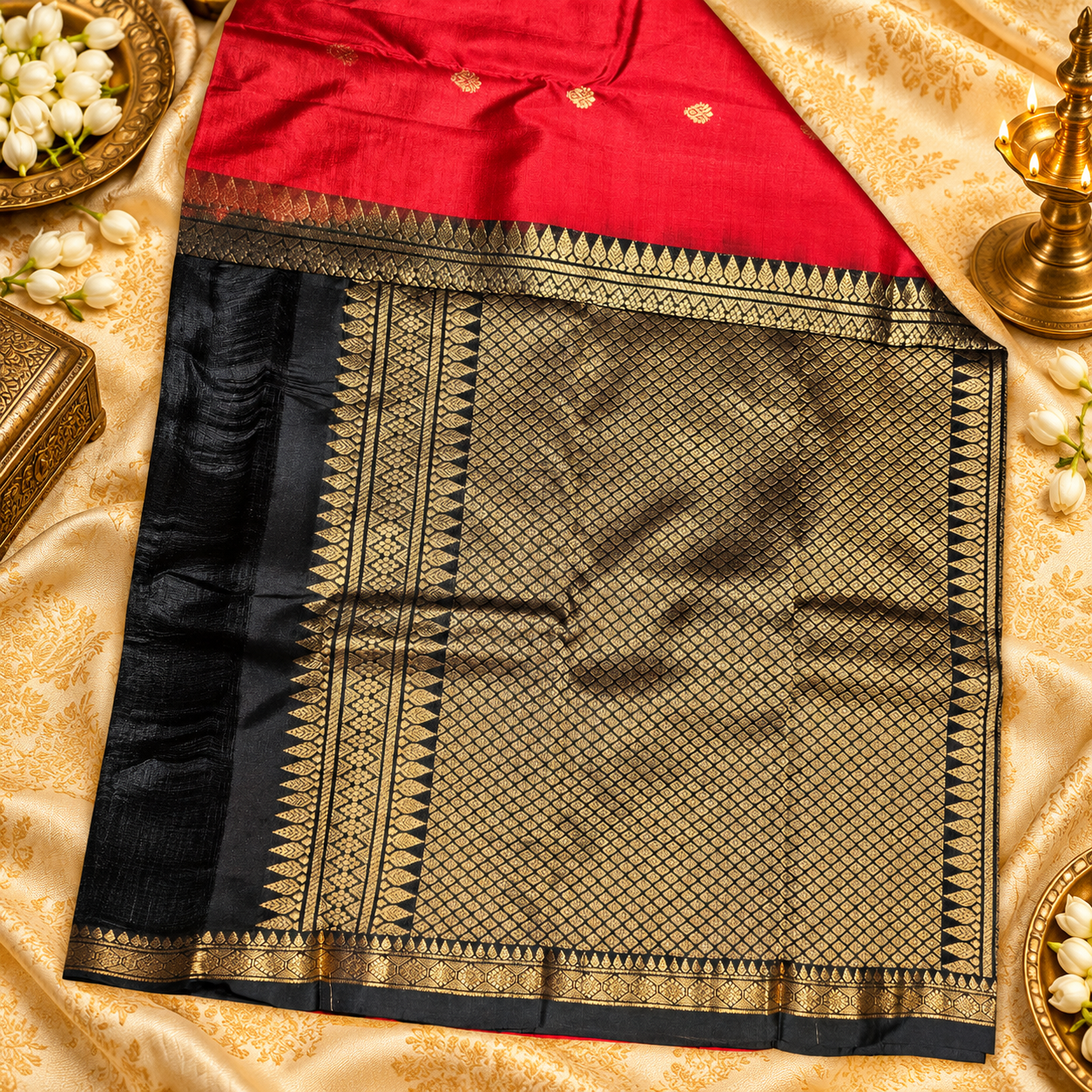 Handloom Silk Saree TSH-KC-09 - Image 3