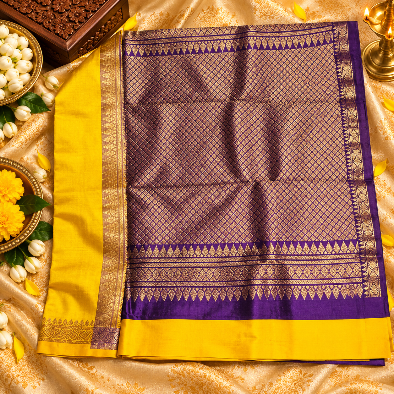 Handloom Silk Saree TSH-KC-10 - Image 2